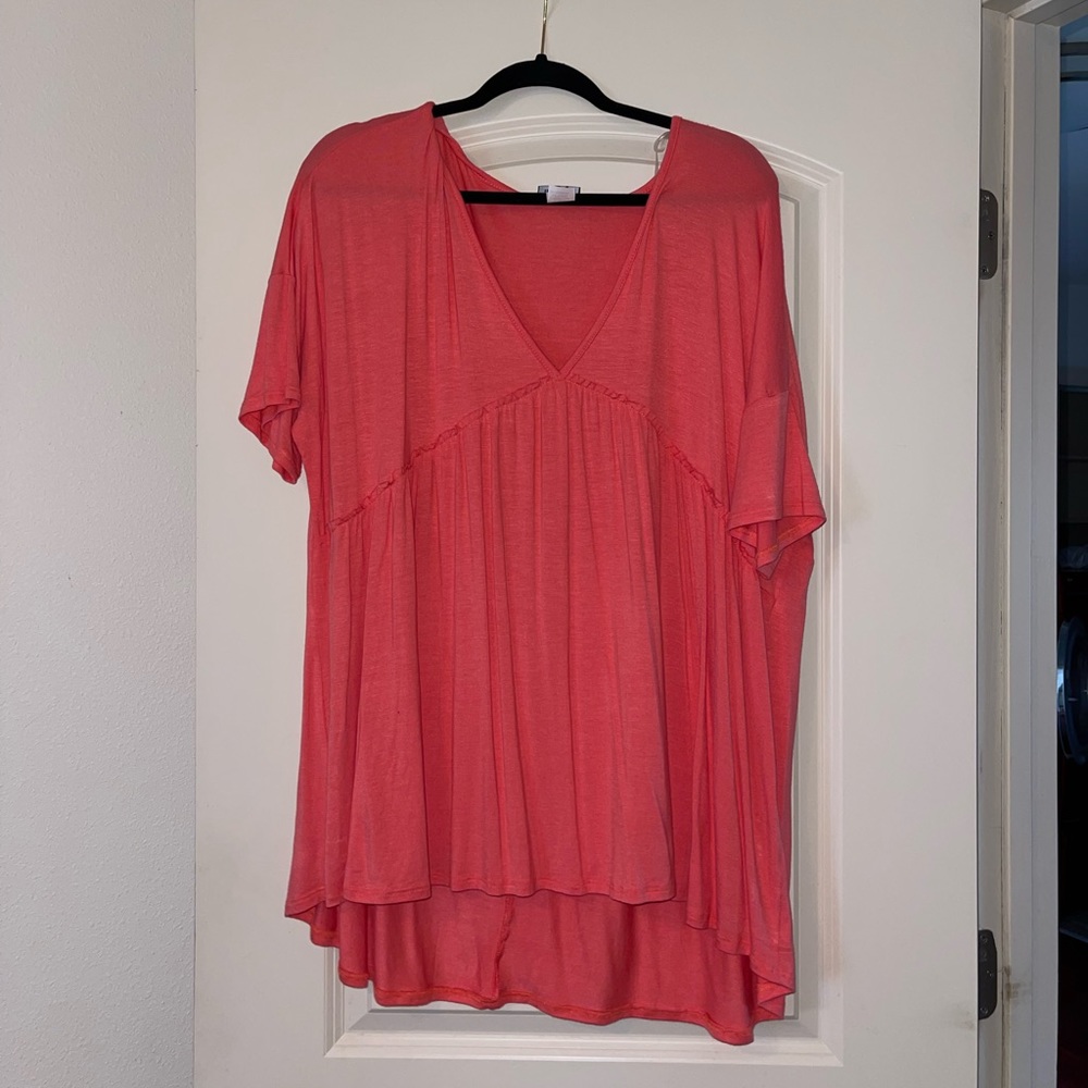 V-Neck Flowy Blouse